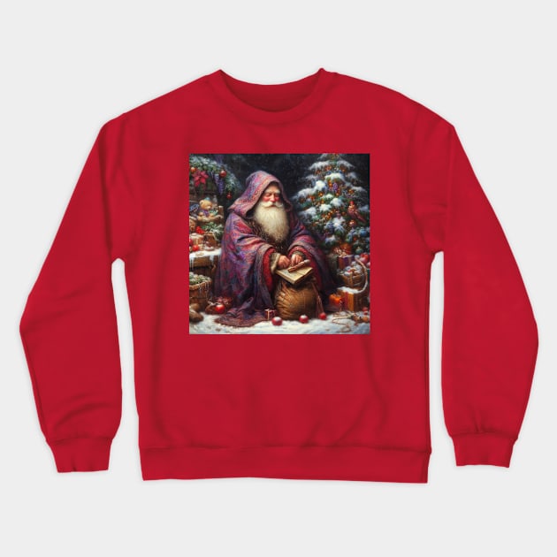 Happy Santa . Crewneck Sweatshirt by Canadaman99